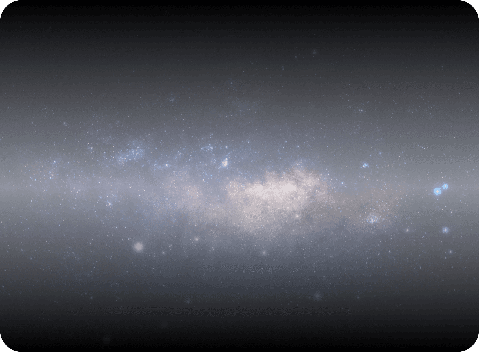 The Milky Way galaxy is depicted, revealing a breathtaking array of stars and celestial wonders in the night sky